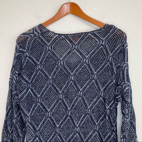 Joe Fresh Size Large Textured Diamond Knit Sweater - Picture 5 of 9